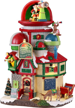 Lemax - 'Santa's Stratospheric Observatory' - Verlicht gebouw - Exclusief adapter