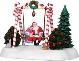 Lemax - Santa Swing - B/o (4.5v) - Kersthuisjes & Kerstdorpen
