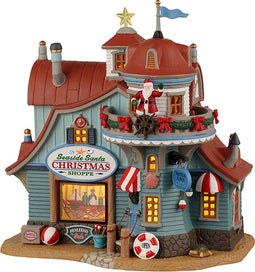 Lemax - Seaside Santa Xmas Shoppe, B/o Led - Kersthuisjes & Kerstdorpen