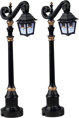 Lemax - Skeleton Deco Lamp, Set Of 2, B/o (4.5v) - Kersthuisjes & Kerstdorpen