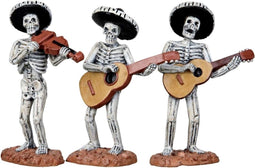 Lemax - Skeleton Mariachi Band - Set Of 3 - Kersthuisjes & Kerstdorpen