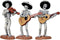 Lemax - Skeleton Mariachi Band - Set Of 3 - Kersthuisjes & Kerstdorpen