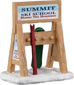 Lemax - Ski Rack Sign