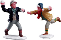 Lemax - Snowball Fun - Set Of 2 - Kersthuisjes & Kerstdorpen