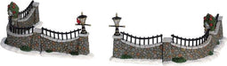Lemax - Stone Wall - Set Of 6 - Kersthuisjes & Kerstdorpen