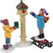 Lemax - The Bird Feeders, Set Of 3 - Kersthuisjes & Kerstdorpen