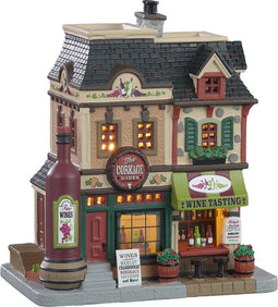 Lemax - 'The Corkage' - Verlicht gebouw - Exclusief adapter (werkt ook op batterijen)