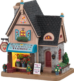 Lemax - 'The Enchanted Florist' - Verlicht gebouw - Exclusief adapter (werkt ook op batterijen)