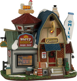 Lemax - The Happy Brooder & Dairy Shop - Kersthuisjes & Kerstdorpen