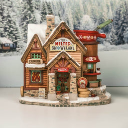 Lemax - 'The Melted Snowflake' - Verlicht gebouw