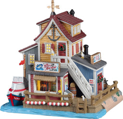 Lemax - The Rusty Anchor Deep Sea Charter Fishing, B/o Led - Kersthuisjes & Kerstdorpen