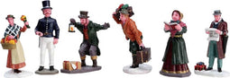 Lemax - Townsfolk Figurines - Set Of 6 - Kersthuisjes & Kerstdorpen