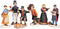 Lemax - Townsfolk Figurines - Set Of 6 - Kersthuisjes & Kerstdorpen