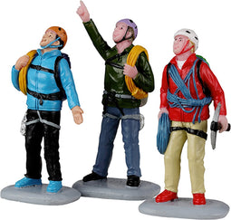 Lemax - Vertical Mountain Climbers, Set Of 3 - Kersthuisjes & Kerstdorpen