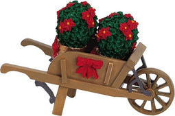 Lemax - Wheelbarrow With Poinsettias
