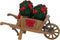 Lemax - Wheelbarrow With Poinsettias