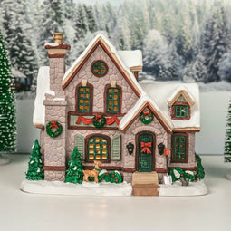 Lemax - 'White Christmas' - Verlicht gebouw