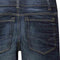 LEMMI - Donkerblauwe elastische jeans met slanke pijp