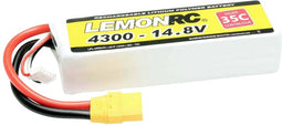 LemonRC LiPo accupack 14.8 V 4300 mAh Aantal cellen: 4 35 C Softcase XT90