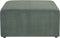 LEMVIG - Ottomaan - Donkergroen - Corduroy