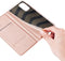 Dux Ducis - pro serie slim wallet hoes - Geschikt voor Samsung Galaxy A41 - Rose Goud