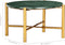vidaXL - Salontafel - 60x60x35 - cm - echt - steen - met - marmeren - textuur - groen