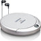 Lenco CD-201SI Discman - Draagbare CD-MP3 Speler met Anti-Shock bescherming - Zilver