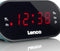 Lenco CR-07 Blue - Wekkerradio met Slaaptimer - Dubbel alarm - Blauw