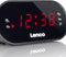 Lenco CR-07 White - Wekkerradio met Slaaptimer - Dubbel alarm - Wit