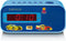 Lenco CR-205BU - Wekkerradio met Slaaptimer - Alarmfunctie - Stickerset - Blauw