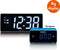 Lenco CR-30WH - Wekkerradio met groot 3” LED Display - Wit
