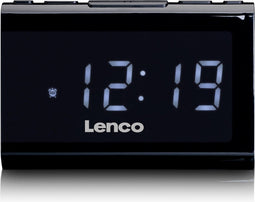 Lenco CR-525BK - Wekkerradio met USB-ingang - Dimbaar - Zwart