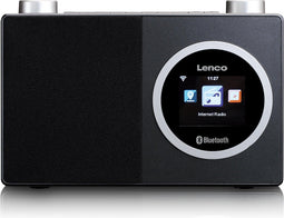 Lenco DIR-70BK - Internet radio met kleurendisplay en Bluetooth - Zwart