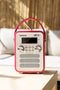 Lenco PDR-051PKWH - Draagbare DAB Radio - FM, DAB+, Bluetooth® en AUX-ingang - Met oplaadbare Batterij - Roze