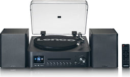 Lenco Platenspeler - Stereoset met DAB en Bluetooth - MC-460BK - Zwart