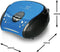 Lenco SCD-24 - Draagbare radio CD speler met AUX-uitgang - Blauw