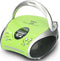 Lenco SCD-24 - Draagbare radio CD speler met aux-uitgang - Groen