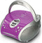 Lenco SCD-24 - Draagbare radio cd speler met aux-uitgang - Paars