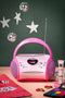 Lenco SCD-24 Kids - Draagbare Radio CD speler met AUX en sticker set - Roze