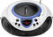Lenco SCD-38 - Draagbare radio CD speler met USB aansluiting - Wit/Blauw