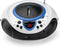 Lenco SCD-38 - Draagbare radio CD speler met USB aansluiting - Wit/Blauw