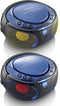 Lenco SCD-550BU - Draagbare radio met Bluetooth® en LED verlichting - Blauw