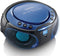 Lenco SCD-550BU - Draagbare radio met Bluetooth® en LED verlichting - Blauw
