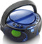 Lenco SCD-550BU - Draagbare radio met Bluetooth® en LED verlichting - Blauw