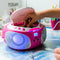 Lenco SCD-650PK - Draagbare radio CD speler met karaokemicrofoon en LED - Roze