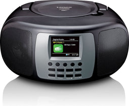 LENCO SCD-860BK - Draagbare DAB+/FM radio met Bluetooth®, CD-speler en groot LCD kleurendisplay - Zwart