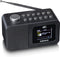 Lenco Wekkerradio - Digitale Wekker met DAB en FM Radio - Dubbel Alarm Snooze en Slaaptimer - Dimbaar Display - CR-625BK - Zwart
