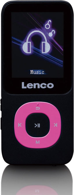 LENCO Xemio-659PK - MP3/MP4-speler met 4GB micro SD kaart, roze