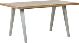 LENISTER - Eettafel - Grijs - 90 x 150 cm - MDF