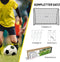 Dunlop Voetbaldoel - Voetbal Goal 300 x 205 x 120 cm - Snelle Montage - Metaal - Zwart